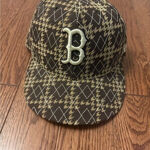 New Era Brown and Tan Cap